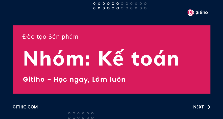 Đào tạo Sản phẩm - nhóm Kế toán