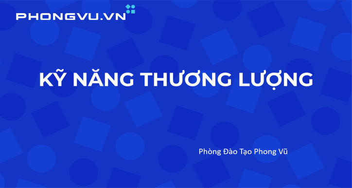 PV192 - Kỹ năng thương lượng