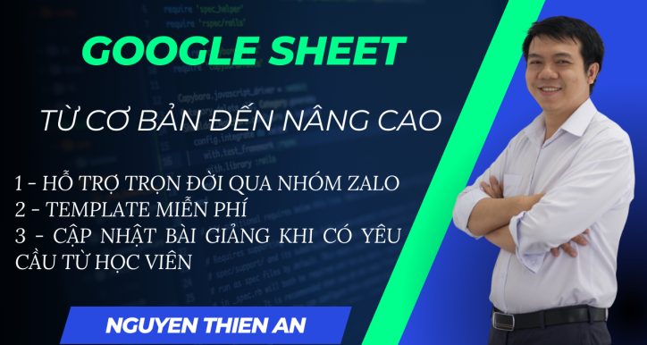 SpreadSheet toàn diện  từ nhập liệu đến phân tích chuyên sâu