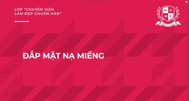 Đắp mặt nạ miếng