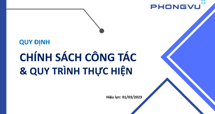 SOP-Quy định về chính sách công tác & Quy trình thực hiện