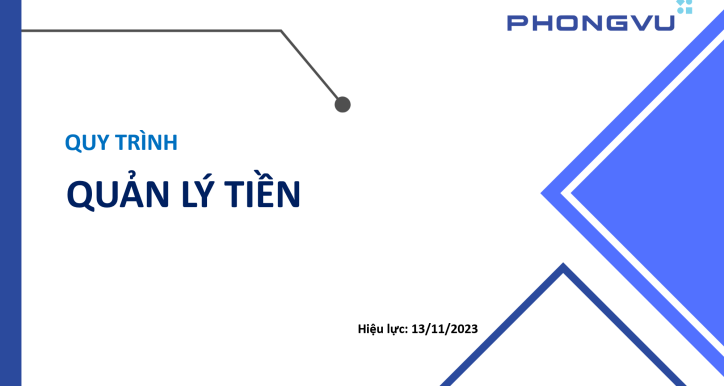 SOP-Quy trình quản lý tiền