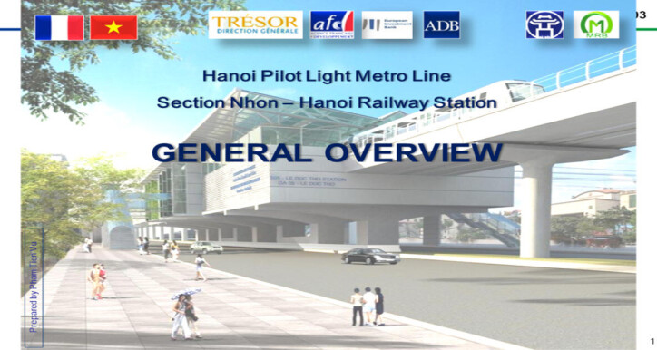 Giới thiệu chung và Trình tự thực hiện BVTC Gói thầu CP03-Dự án tuyến ĐSĐT số 3 Nhổn - Ga Hà Nội