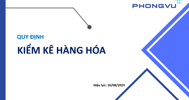 SOP-Quy định kiểm kê hàng hóa