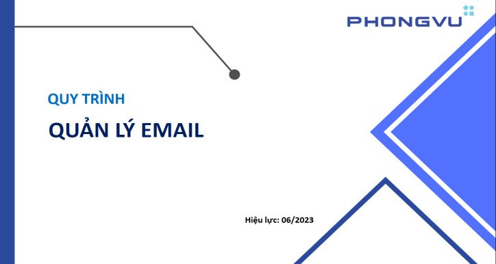 SOP - Quy trình quản lý Email