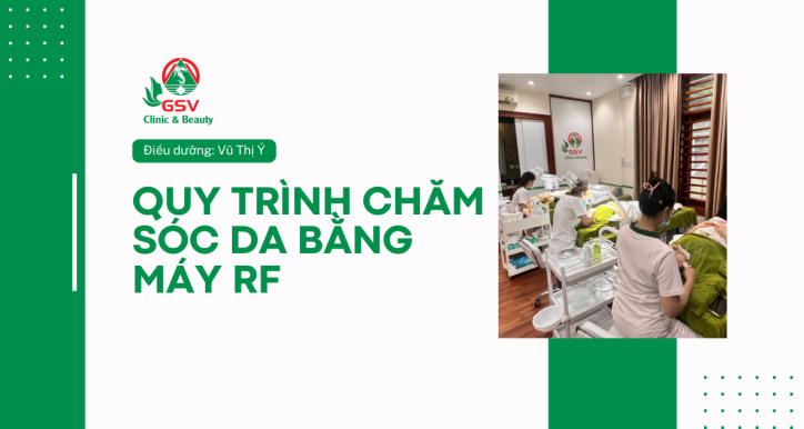 Quy trình chăm sóc da bằng máy RF