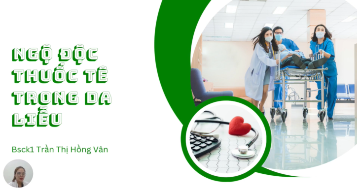 Ngộ độc thuốc tê trong da liễu