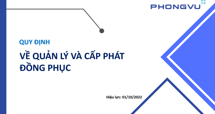 SOP - Quy định Quản lý và Cấp phát Đồng phục