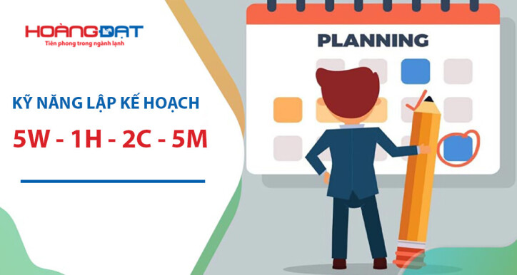 Kỹ năng lập kế hoạch 5W - 1H - 2C - 5M