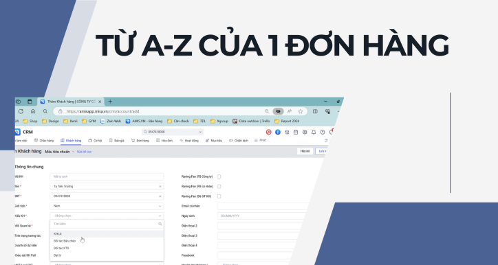 [KINH DOANH] Từ A-Z của 1 Đơn hàng