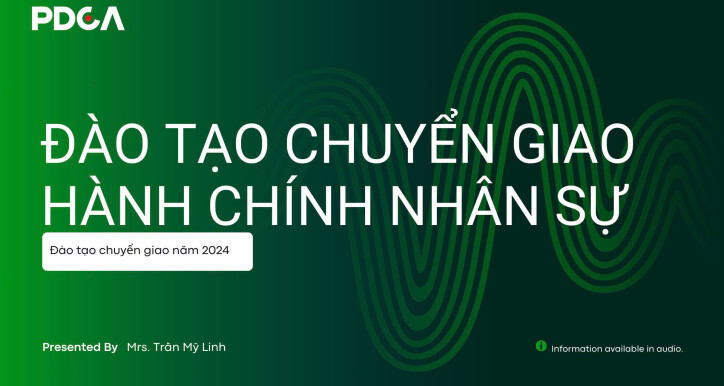 Buổi 6: Quy trình đánh giá - bố trí sắp xếp (Tiếp)