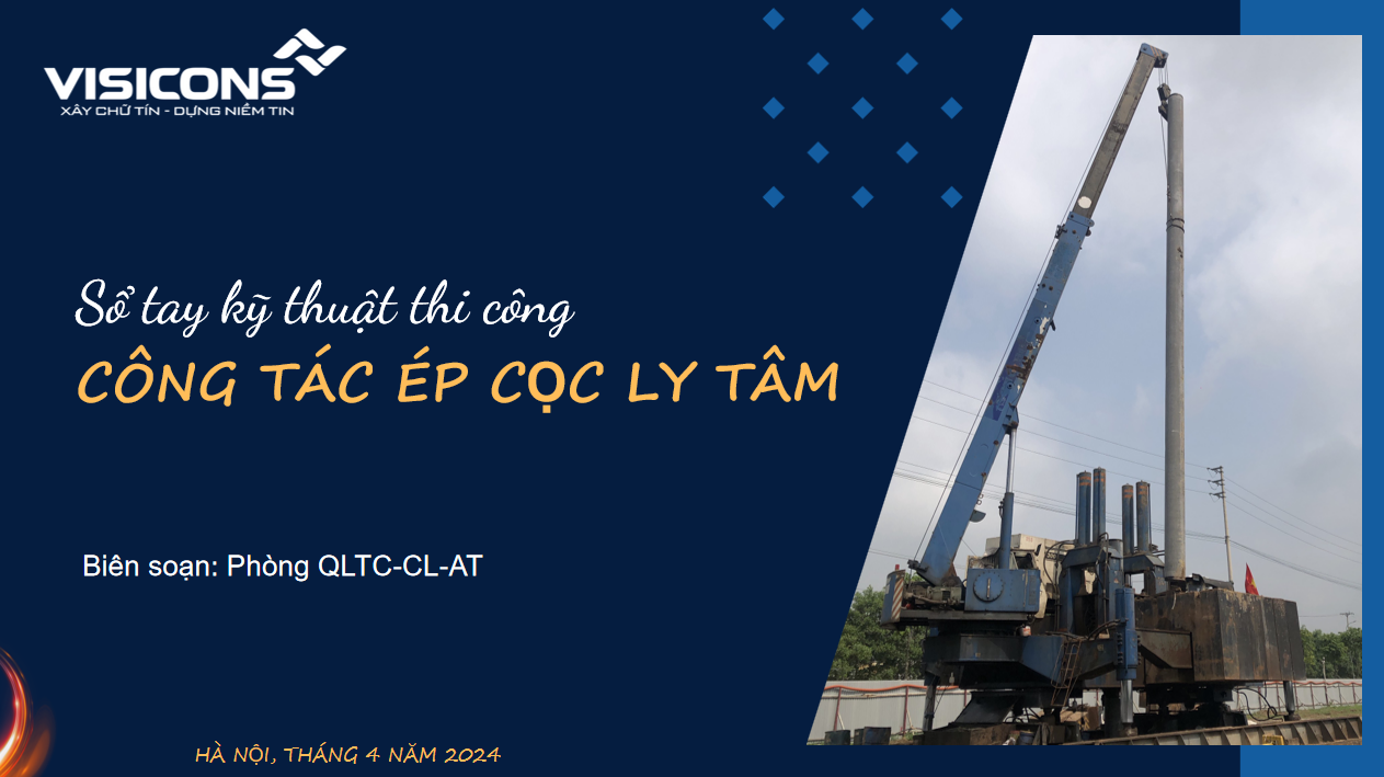 Công tác ép cọc ly tâm