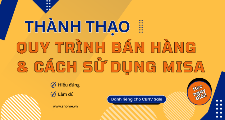 MISA - Quy trình bán hàng & hướng dẫn sử dụng phần mềm
