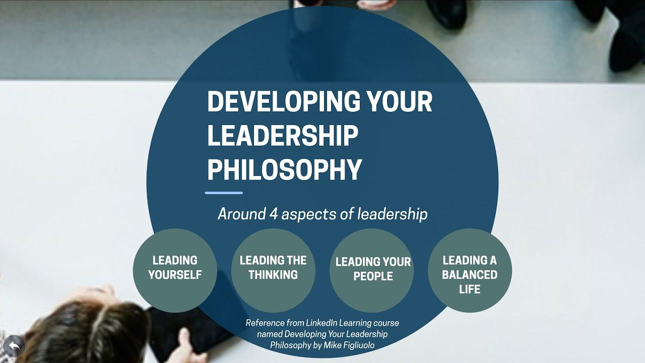 Leadership Philosophy: Phát triển Triết lý lãnh đạo