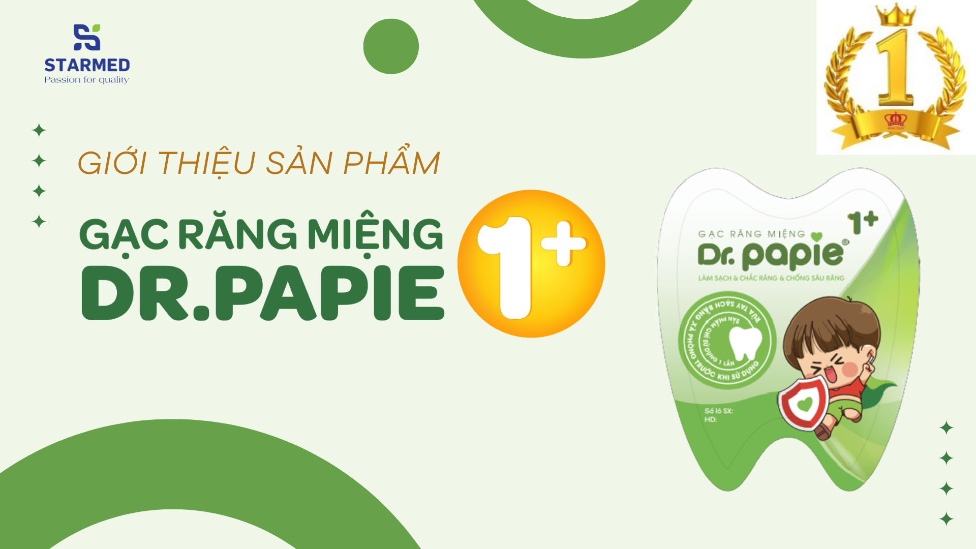 Gạc Dr.papie 1+