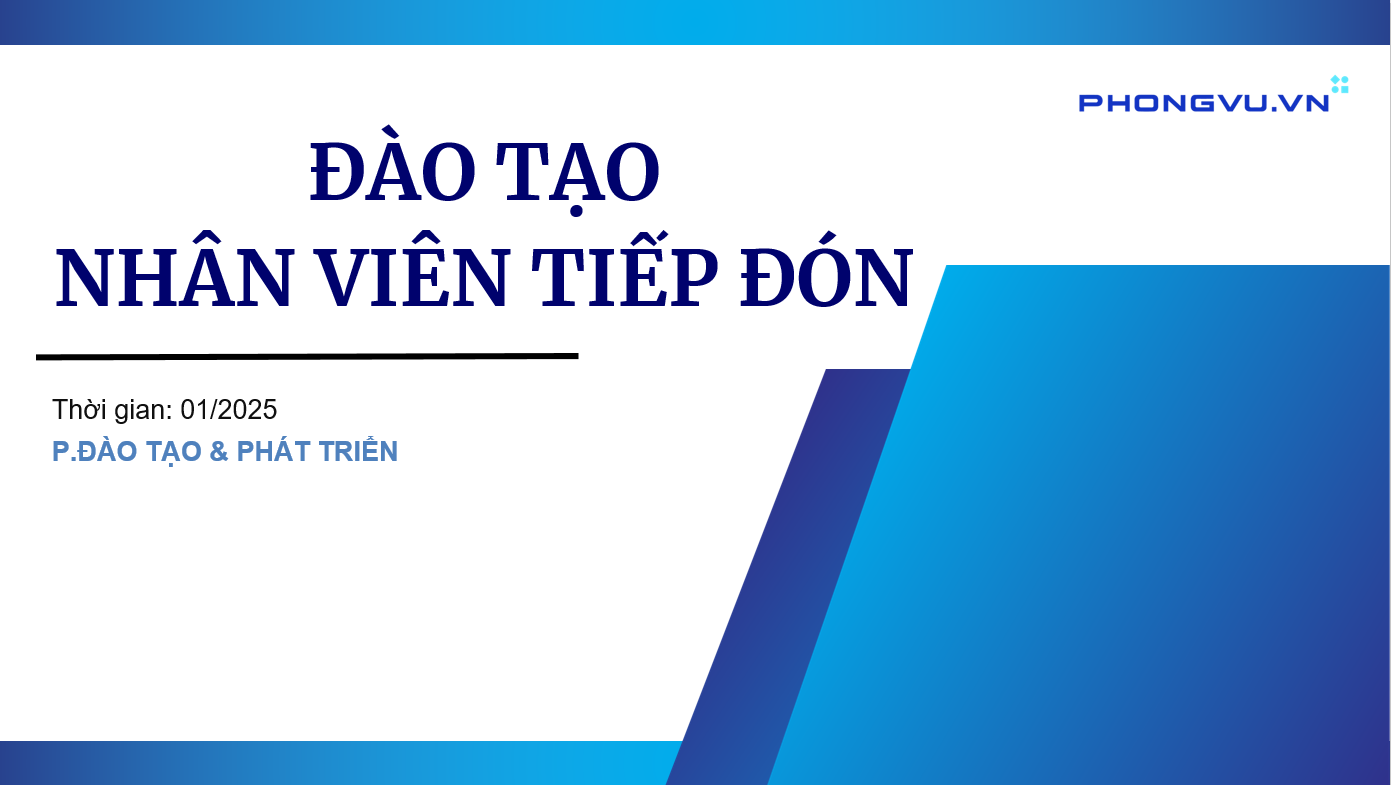 Chương trình Đào tạo Nhân viên Tiếp đón - Bảo vệ