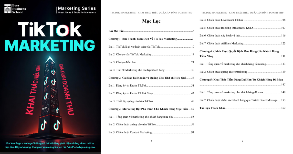 Ebook TikTok Marketing: Khai thác hiệu quả, cán đỉnh doanh thu