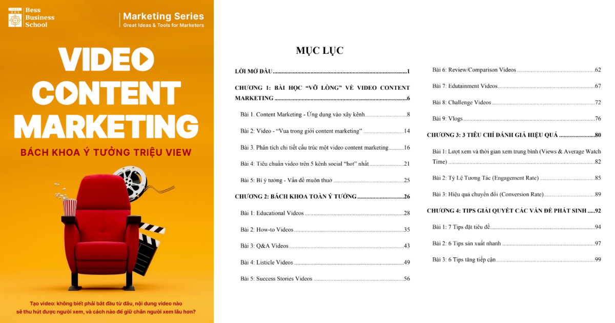 Ebook Video Content Marketing: Bách khoa ý tưởng sáng tạo triệu view