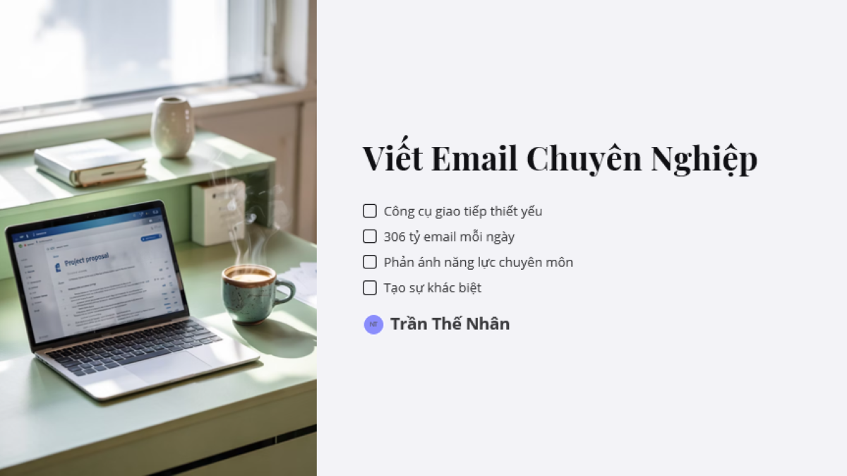 PV107 - VIẾT EMAIL CHUYÊN NGHIỆP