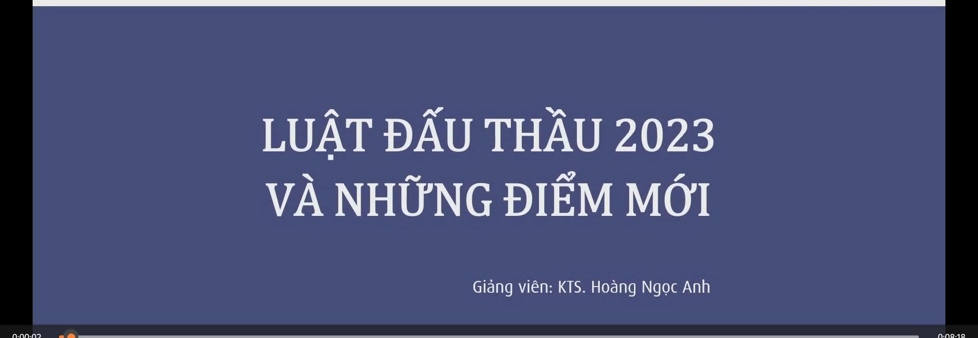 Luật đấu thầu 2023 và những điểm mới