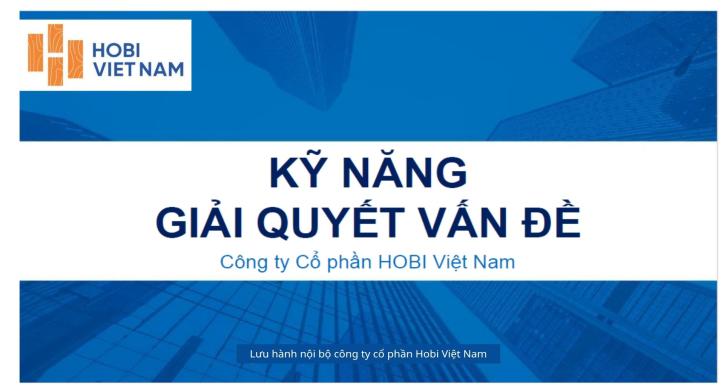 KỸ NĂNG GIẢI QUYẾT VẤN ĐỀ