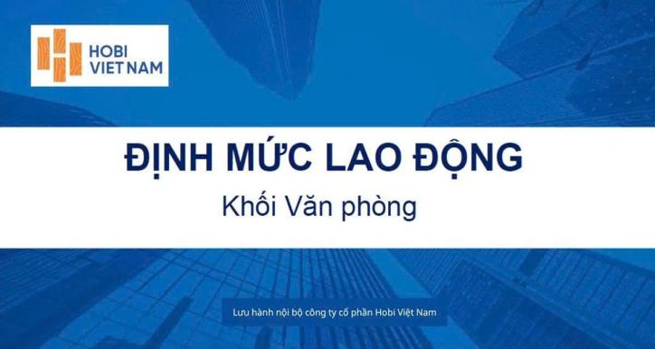 ĐỊNH MỨC LAO ĐỘNG