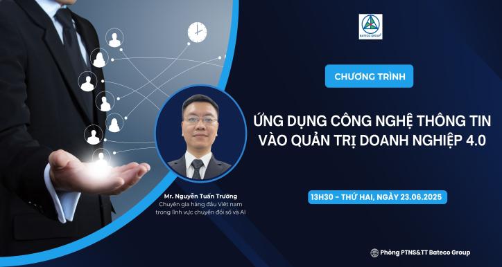 Ứng dụng công nghệ thông tin trong quản trị doanh nghiệp 4.0
