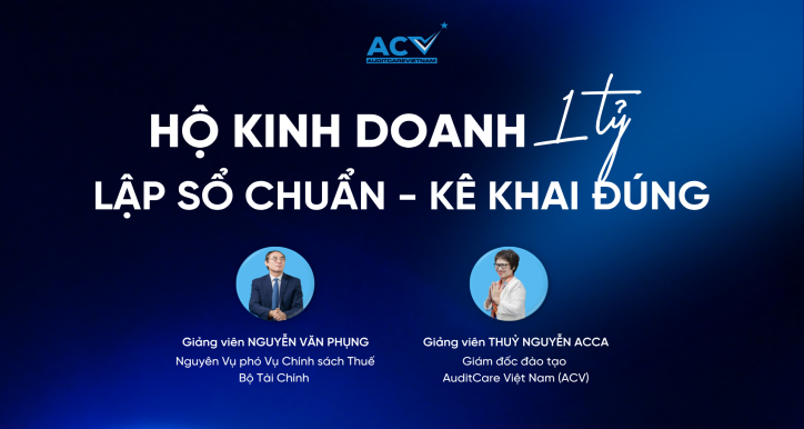 Hộ kinh doanh 1 tỷ: Lập sổ chuẩn – kê khai đúng