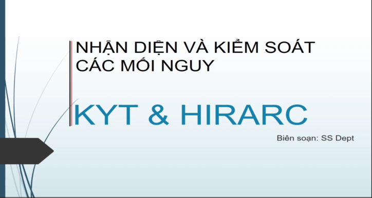 Đào tạo về KYT và HIRARC