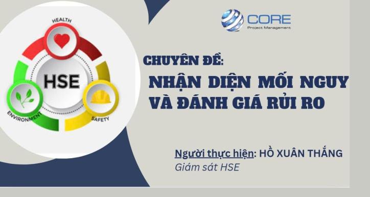 NHẬN DIỆN MỐI NGUY VÀ ĐÁNH GIÁ RỦI RO