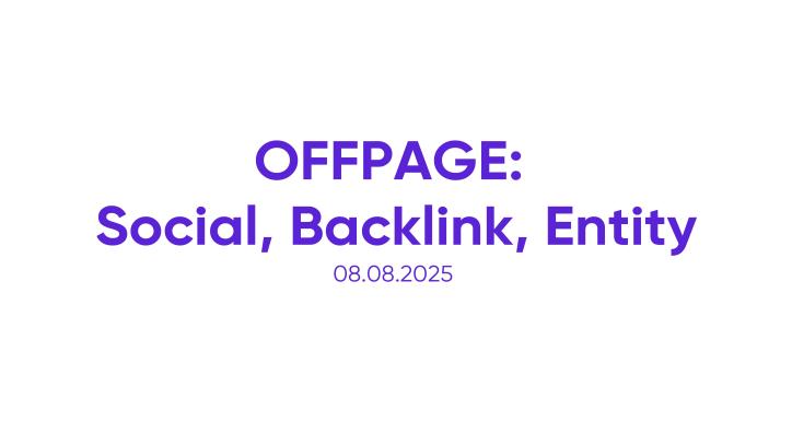 Hướng dẫn phần Offpage Social backlink entity
