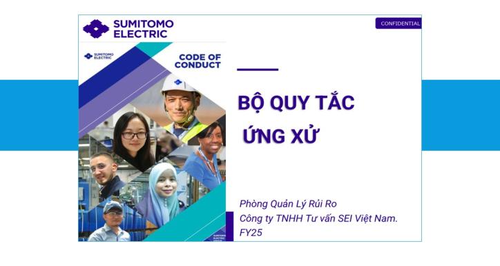 Đào tạo Bộ quy tắc ứng xử của SEI Group