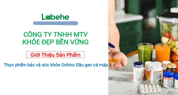 Giới thiệu sản phẩm TPBVSK Dầu gan cá mập Orihiro
