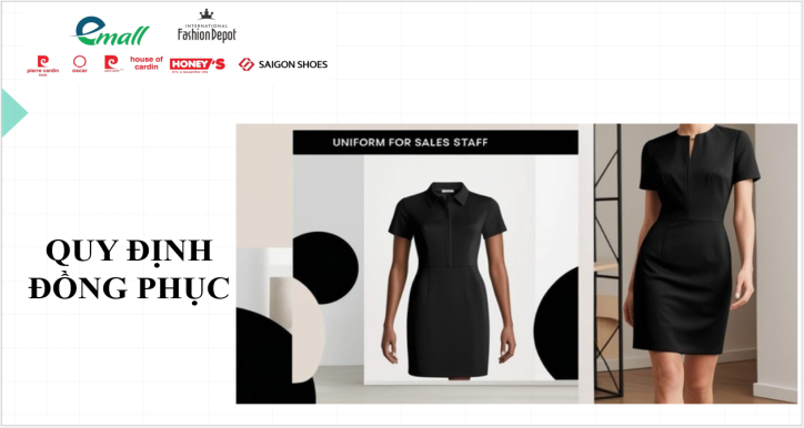 QUY ĐỊNH ĐỒNG PHỤC