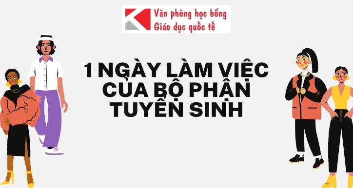 1 ngày làm việc của bộ phận Tuyển sinh