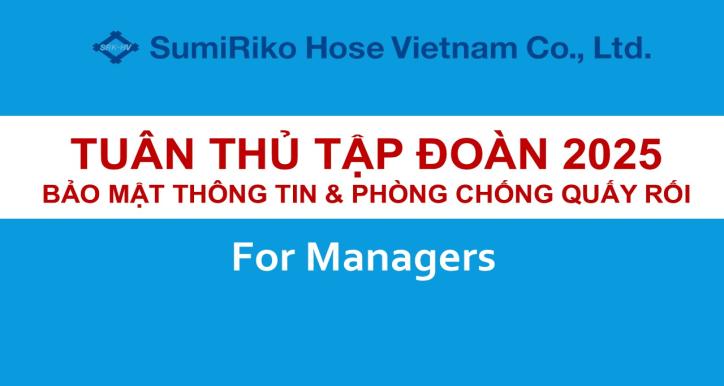 Tuân thủ - Bảo mật thông tin và Phòng chống quấy rối 11-2025 For Managers