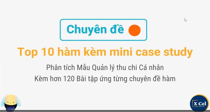 Top 10 hàm kèm mini case study