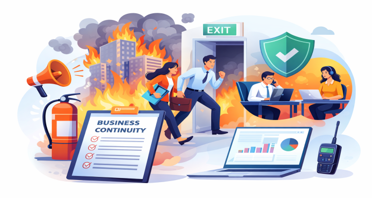 Kịch bản kinh doanh và vận hành liên tục khi xảy ra hỏa hoạn