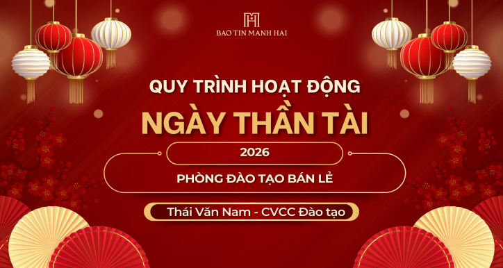 Quy trình hoạt động ngày Thần Tài 2026