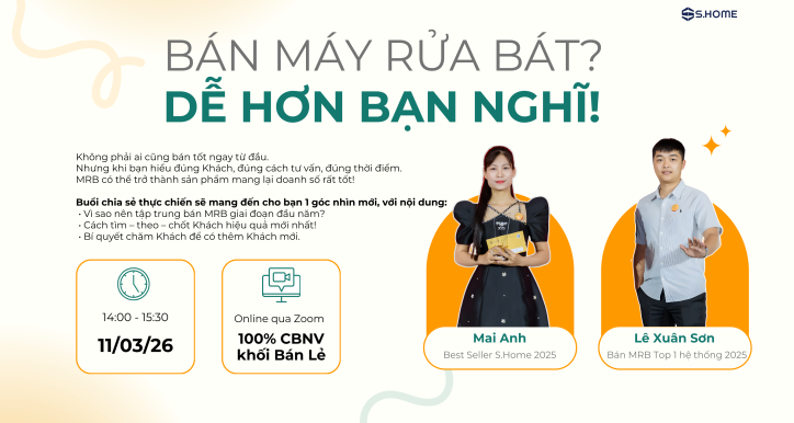 BÁN MÁY RỬA BÁT KHÔNG KHÓ NHƯ BẠN NGHĨ