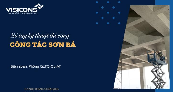 Công tác thi công Sơn bả