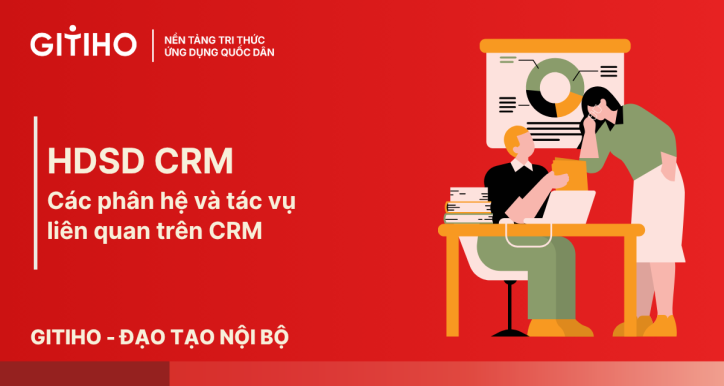 Các phân hệ và tác vụ liên quan trên CRM