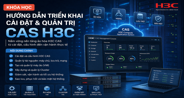 Hướng dẫn triển khai cài đặt quản trị CAS H3C