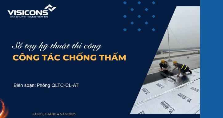 Công tác thi công Chống thấm