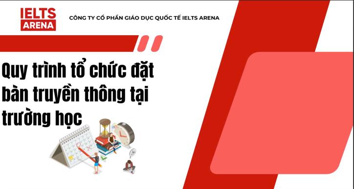 TS - Quy Trình Tổ Chức Đặt Bàn Truyền Thông Tại Trường Học