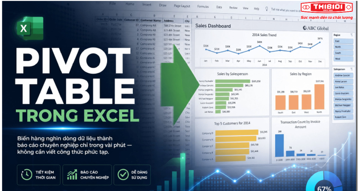 PIVOT TABLE trong Excel