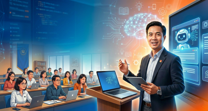 Bồi dưỡng năng lực số và năng lực giảng dạy tích hợp AI cho đội ngũ giảng viên