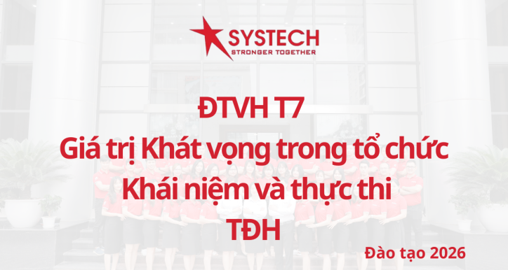 ĐTVH T7 - TĐH "Giá trị Khát vọng trong tổ chức Khái niệm và thực thi"