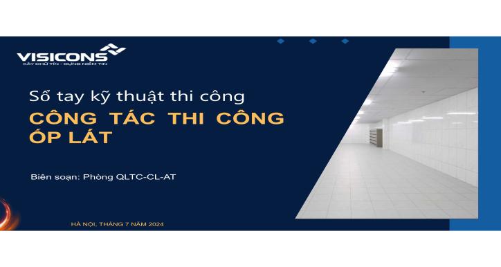Công tác thi công Ốp lát
