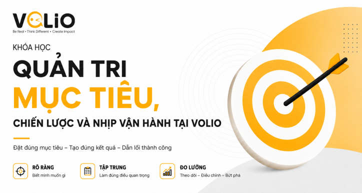 Quản trị mục tiêu, chiến lược và nhịp vận hành tại Volio